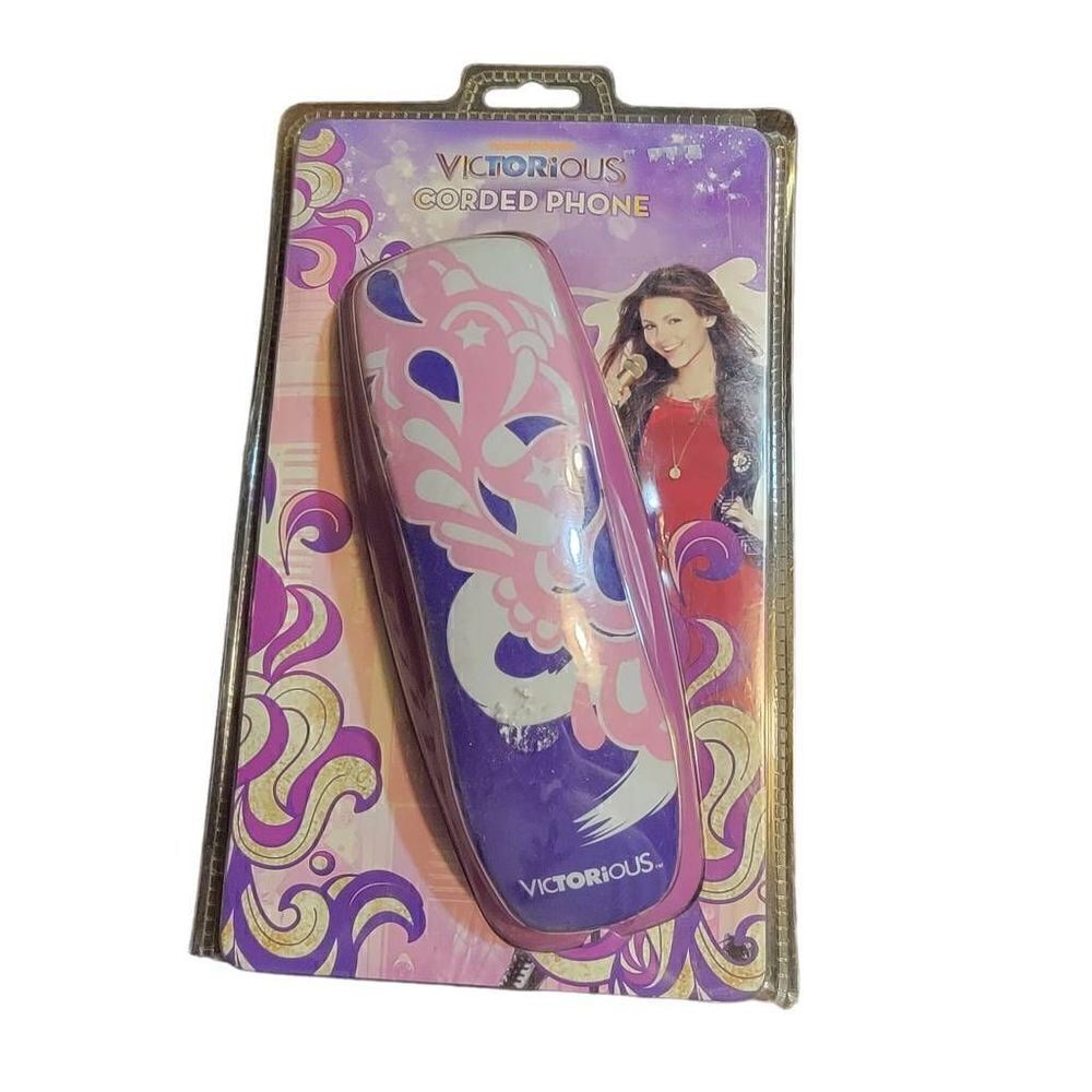 Vintage Victorious Corded Phone Nickelodeon Y2K NIB